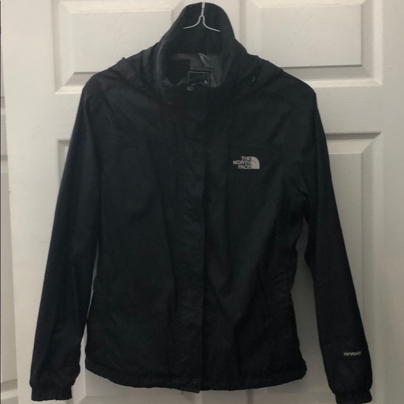 The North Face Jackets & Blazers - North Face Hyvent Rain Coat Black size Med